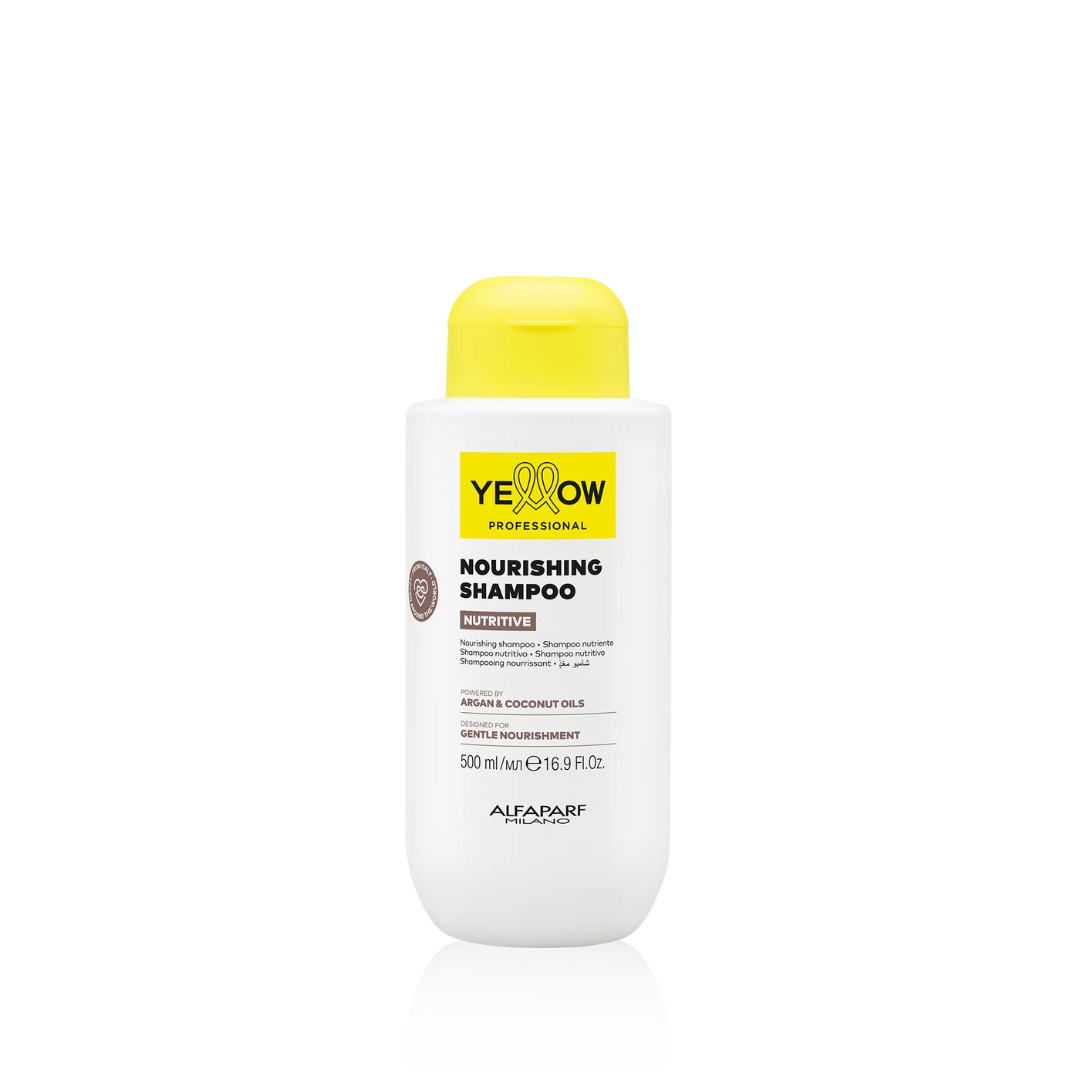 Șampon Hrănitor pentru Păr Uscat Yellow Nourishing Shampoo cu Ulei de Cocos și Argan - 500ml - Păr