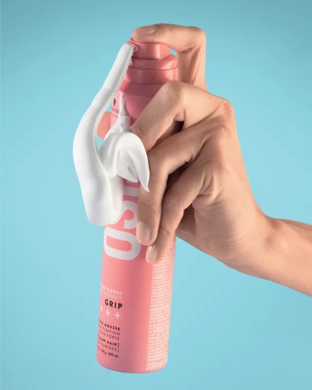 Schwarzkopf Professional Osis Spumă Cu Fixare Puternică Grip 200ml