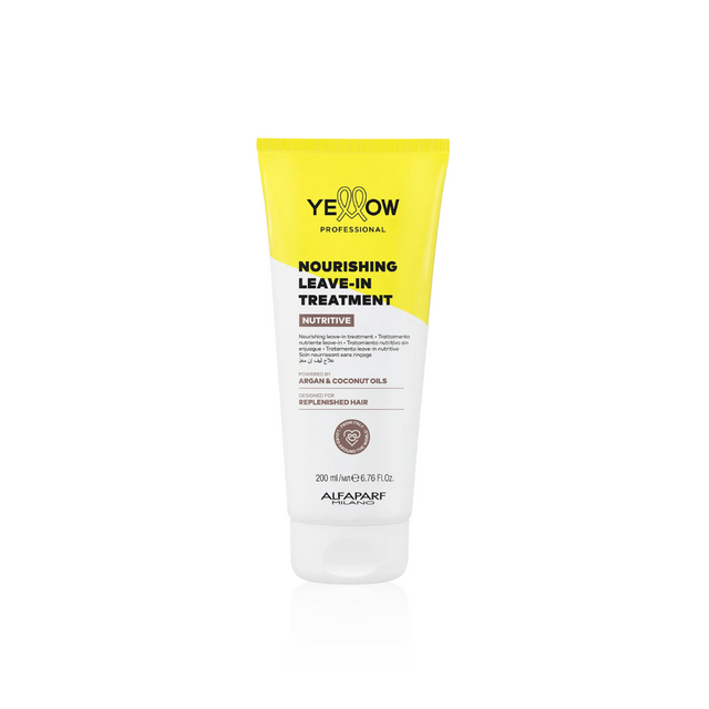 Tratament Leave-in pentru Păr Uscat Yellow Nourishing Leave-In Treatment cu Ulei de Cocos și Argan 200ml